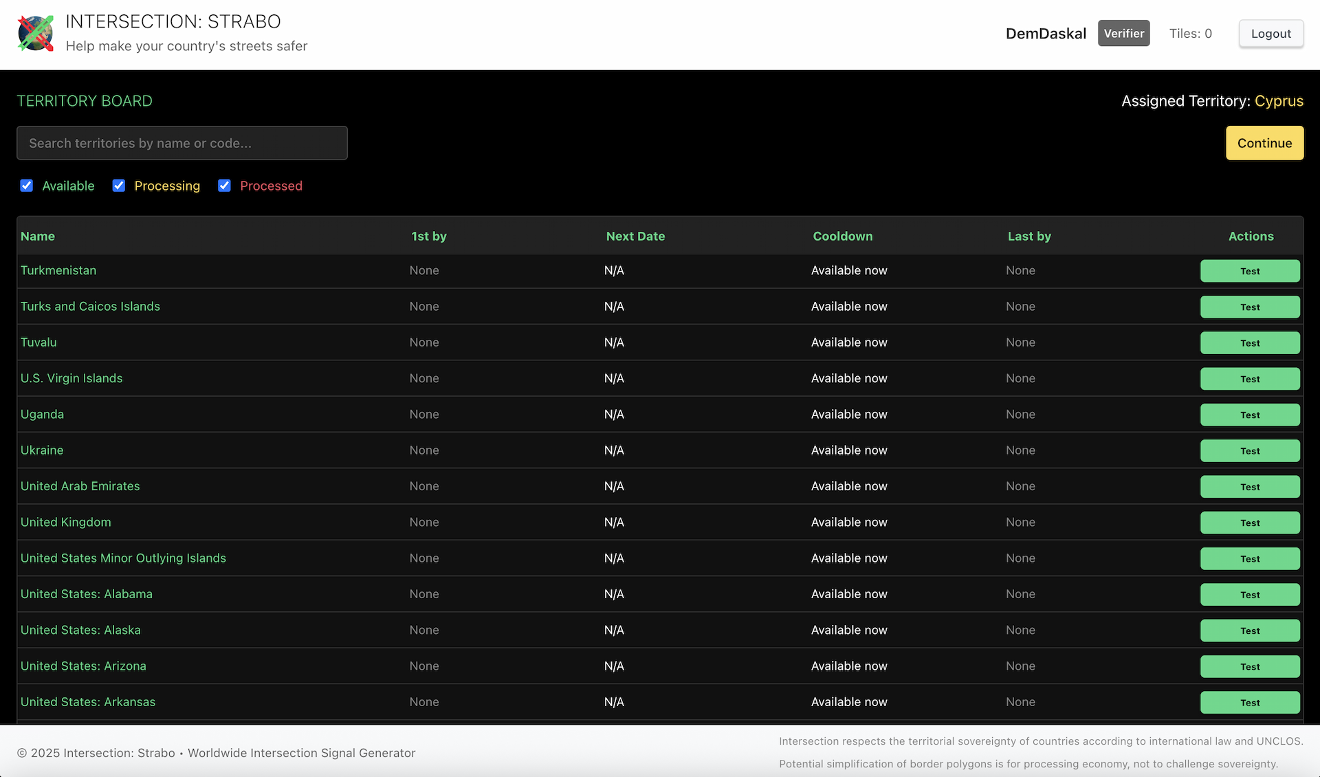 Strabo Processing Terminal
